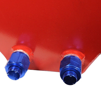 5 Gallon OEM Polished Aluminum Fuel Cell Gas Tank & Sender Hot Rod Rat Rod V8 (Red)