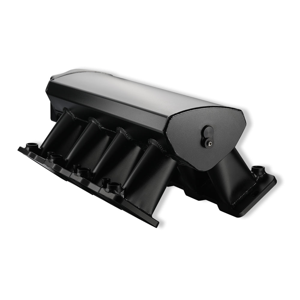 Black 102mm Fabricated Intake Manifold High Profile LS1/LS2/LS6 w/ MAP Sensor Port Fuel Rails