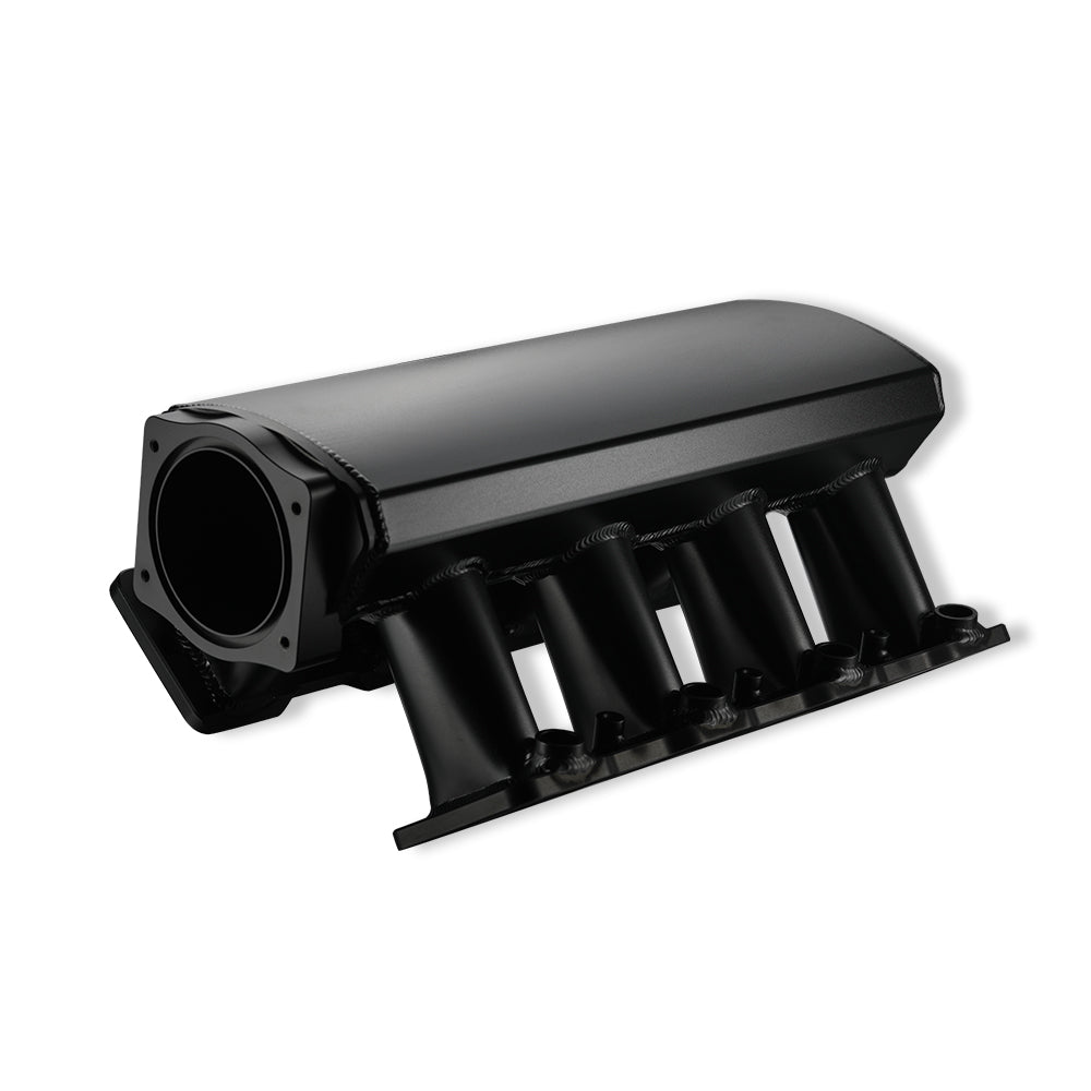 Fabricated 92mm Intake Manifold High Profile LS1/LS2/LS6 Black with MAP Sensor Port Fuel Rails