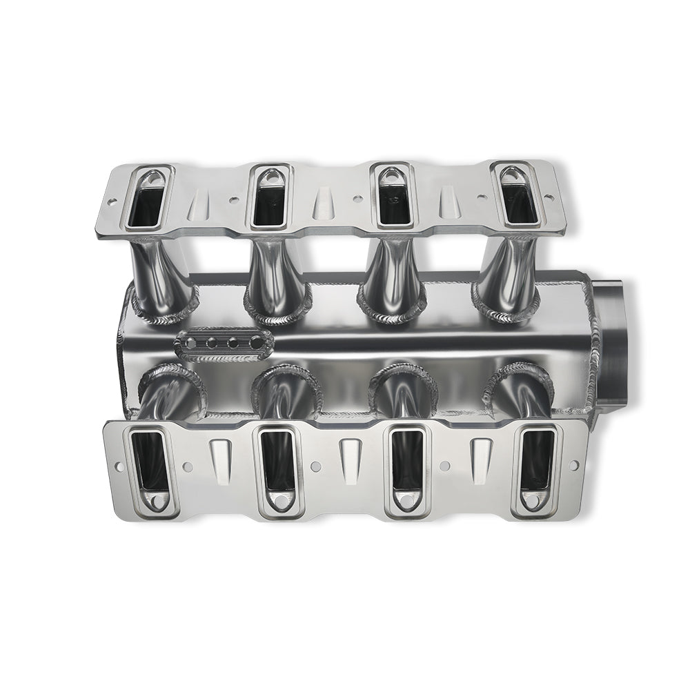 Intake Manifold 92mm High Profile LS1/LS2/LS6 Silver with MAP Sensor Port Fuel Rails