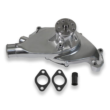 Big Block Chevy BBC 396 454 Short Water Pump High Flow Polished Aluminum Mechanical