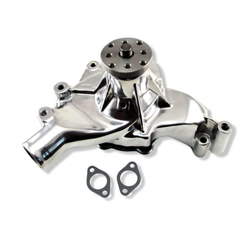 For BB Chevy High Flow Chrome Aluminum Long Water Pump BBC 396 402 427 454