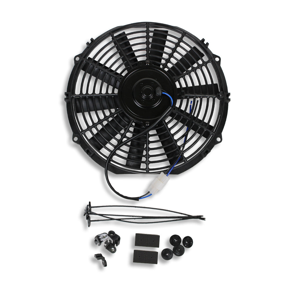 10" Push Pull Reversible Electric Radiator Cooling Fan Straight Blade