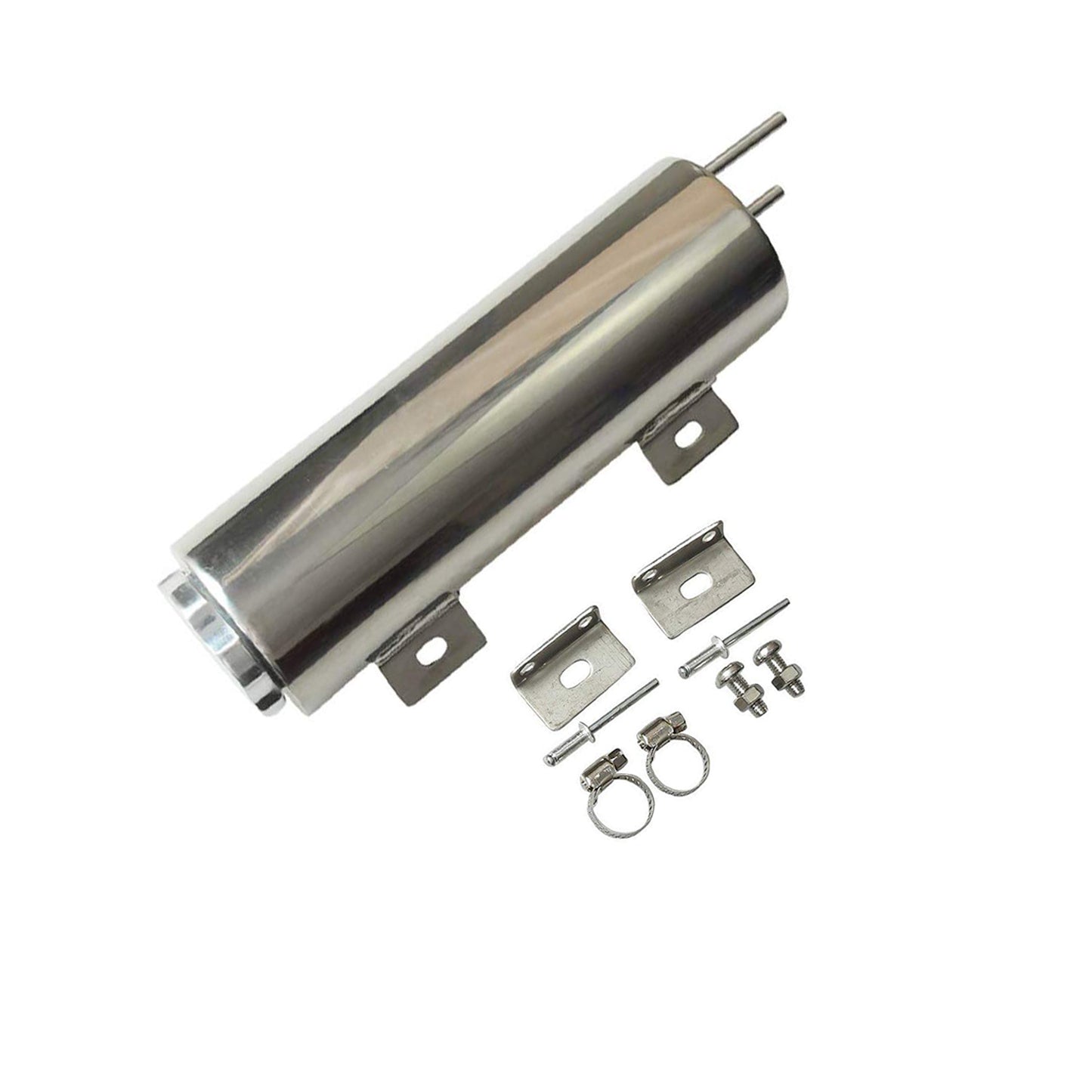 3"X 9" Inch Stainless Radiator Overflow Tank Universal Fit.