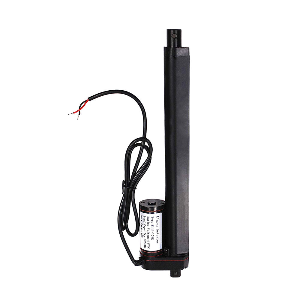 DEMOTOR Linear Actuator 10 inch Stroke Heavy Duty 12 Volt DC 225 Pound Max Lift 12V