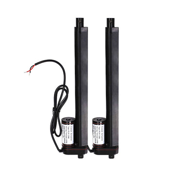 2 pcs 12 Inch 12" Stroke Linear Actuator 12Volt 12V 225 Pounds lbs Maximum Lift