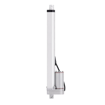 Heavy Duty Linear Actuator 12 Inch Stroke 225 lb Max Lift Output 12-Volt DC with Mounting Brackets
