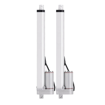 2 pcs Heavy Duty Linear Actuator 12" Stroke 225 lb Max Lift Output 12-Volt DC