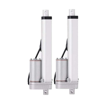 2 pcs 6 Inch Linear Actuator 12 Volt 225 Pounds 4.6 Amp Draw