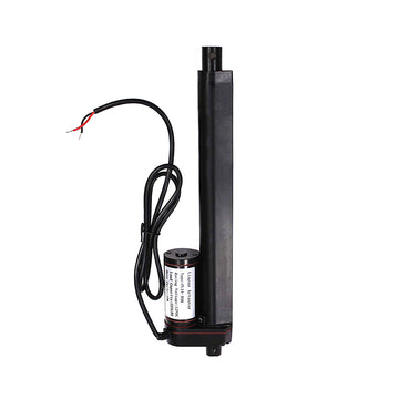 8 Inch 8" Stroke Linear Actuator 12 Volt 12V 225 Pounds lbs Maximum Lift,Black