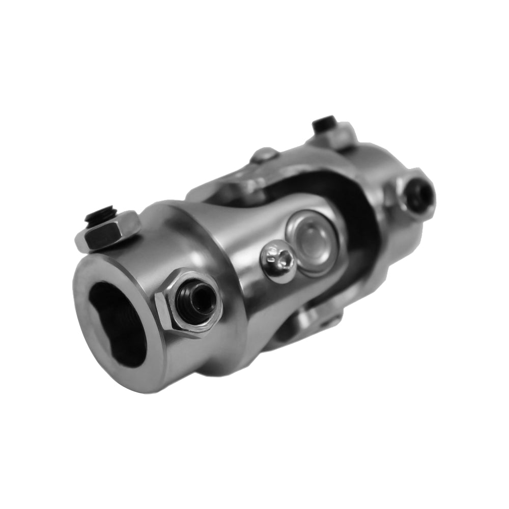 Universal Steering U-Joint 3/4" DD x 3/4" DD Street Hot Rod Chrome Steel