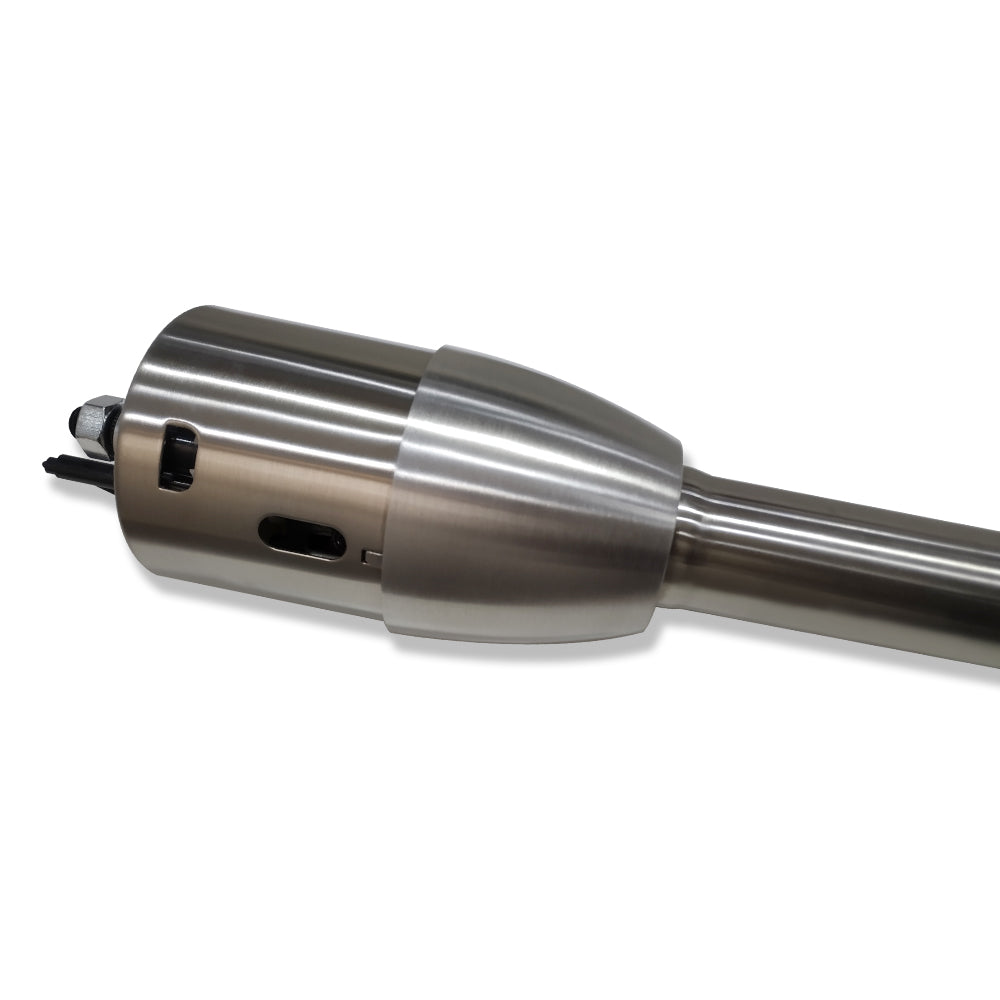 32" Tilt Steering Column For GM | Manual, No Key, Stainless Steel, With 9-Hole Wheel Adapter