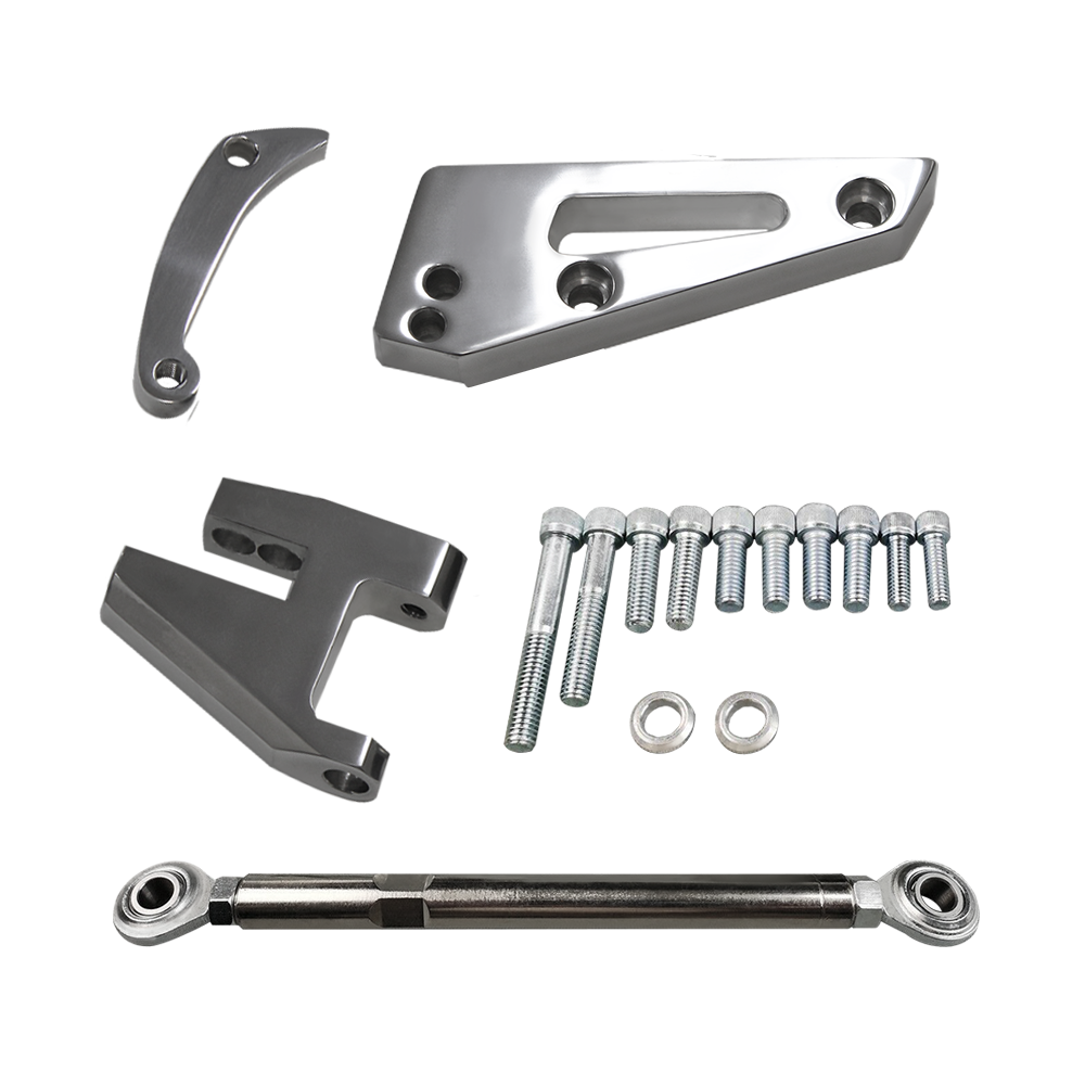 Billet Aluminum Alternator Bracket Fits SBC Chevy 350 W/ Short Water Pump SWP