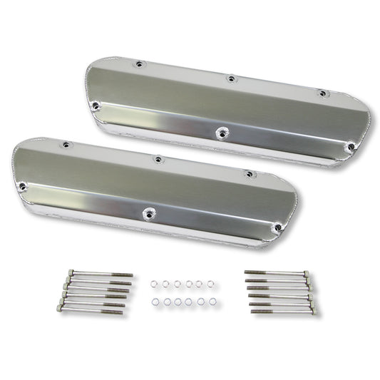 Fabricated Tall Valve Covers w/Long Bolts For SBF Ford 289 302 351W Polished