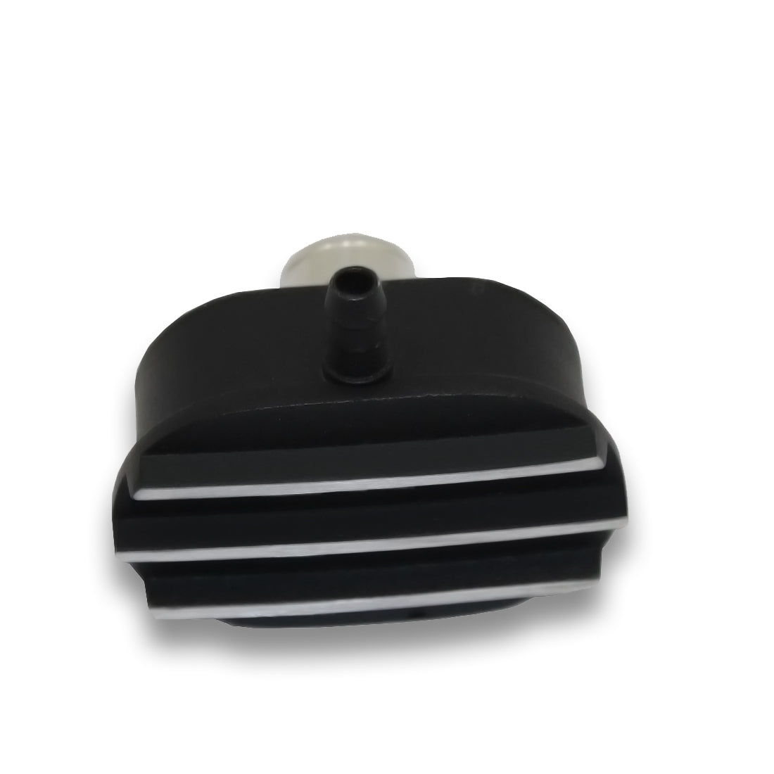 Oval Finned Alum Notalgic Breather & PCV Flat Black Coated