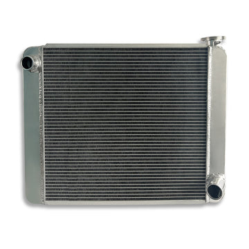 GM Chevy Welded Radiator 25" x 19" For SBC BBC Chevy 2-Row Single Pass Aluminum