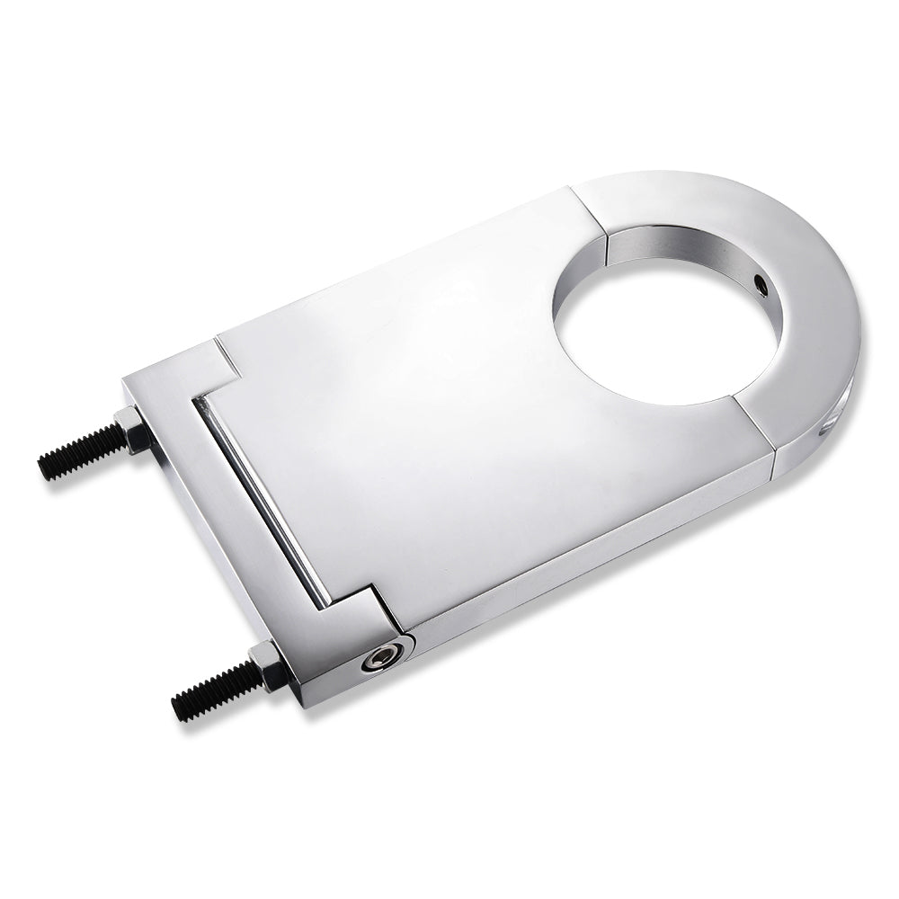 Universal 3.5" Steering Column Drop For 2" Columns SBC BBC 350 Chrome Aluminum