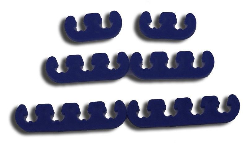 Deluxe Wire Divider Set in Blue Fits 7, 8 or 9mm Plug Wires