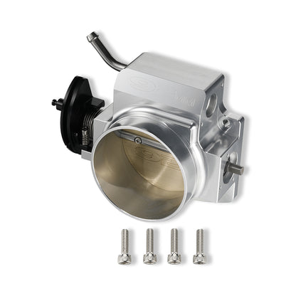 102mm Fabricated Intake Manifold High Profile Throttle Body 92mm for Cathedral Port LS1/LS2/LS6 Heads Silver with MAP Sensor Port Fuel Rails