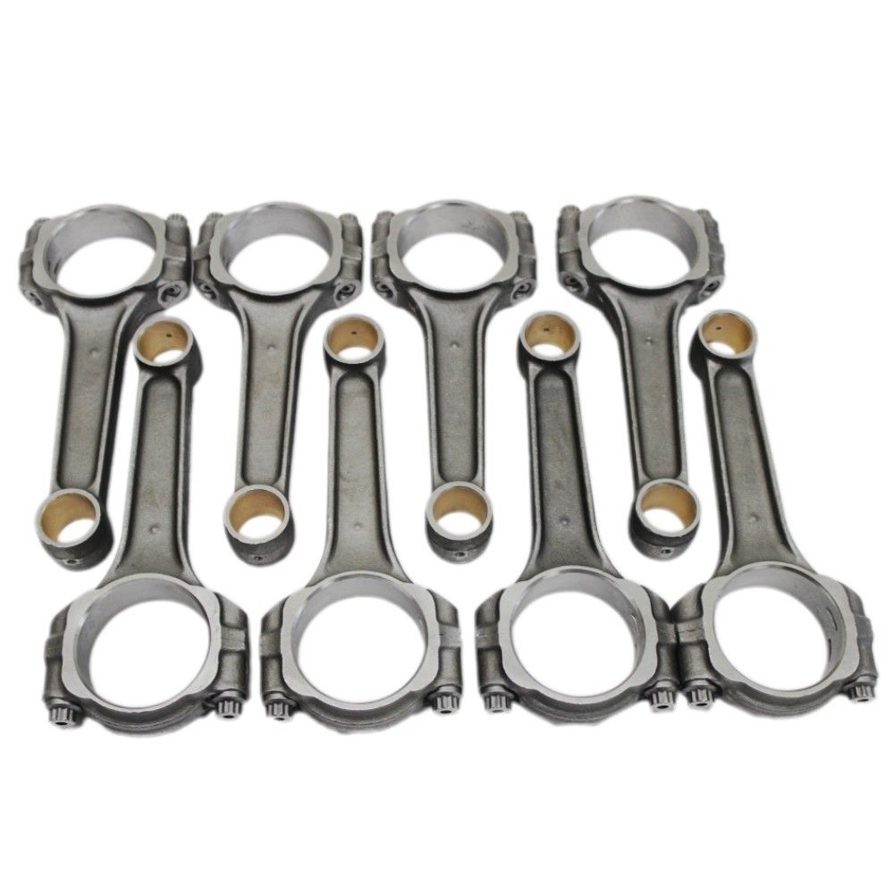 I Beam Race 6.385" 2.200" .990" Bronze Bush 5140 Connecting Rods Chevy BBC 454
